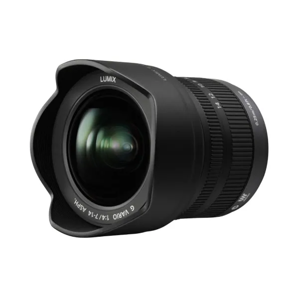 Panasonic H-F007014E Ultra Wide Angle Zoom Lens 7-14mm F4.0 Aperture