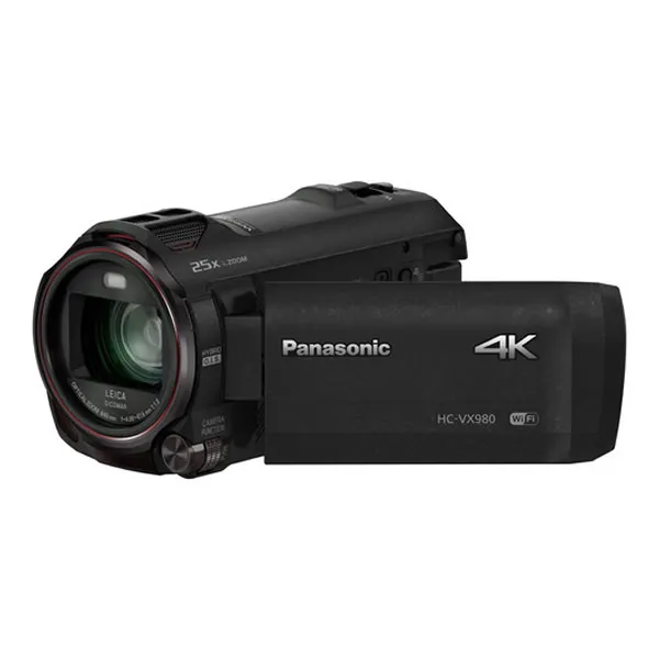 Panasonic HCVX980EBK 4K Camcorder 20x Zoom Wireless Multi Camera WiFi