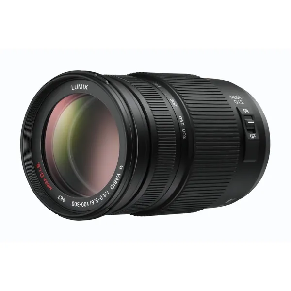 Panasonic H-FS100300E Telephoto Zoom Lens 45-175mm F4.0 Aperture POWER O.I.S.