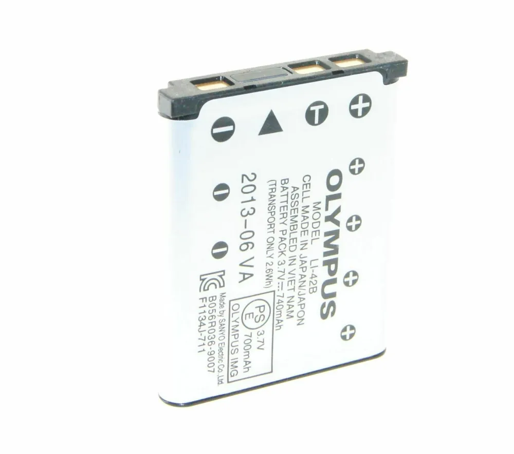 Olympus LI-42B Lithium-Ion 740mAh 3.7V Rechargeable Battery