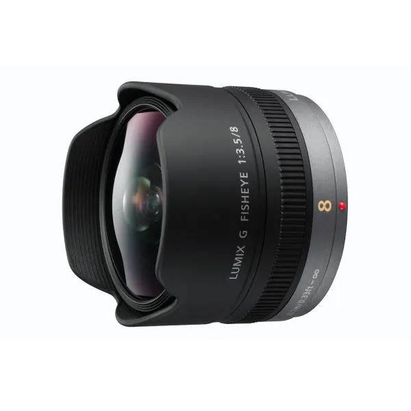 Panasonic H-F008E Fisheye Lens 180° Angle View F3.5 Aperture