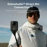 View 2 of Open Box-DJI Osmo 360 Camera Standard Combo 1-Inch 360° Imaging Native 8K Video 105GB Storage 120MP Photo 100-Min 8K Recording 360 Action Camera