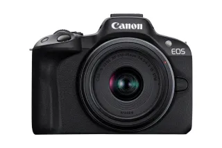 Canon EOS R50. Black + RF-S 18-45mm F4.5-6.3 IS STM Kit